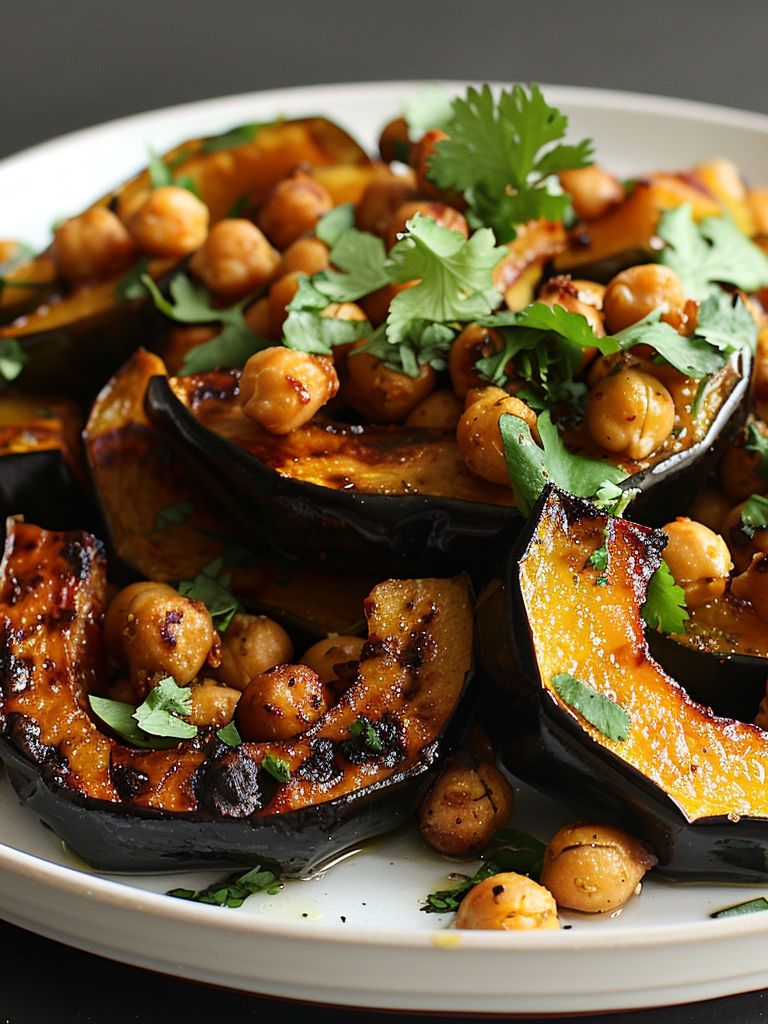 a photo of Acorn Squash Indian Recipe