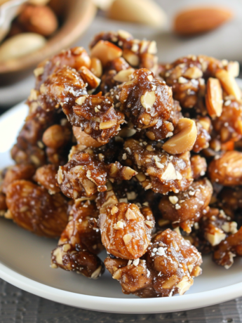 photo of almond cashew clusters