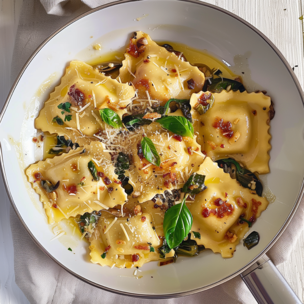 A dish of Artichoke Ravioli, ready to prepare for your family, recipe by Goya Recipes