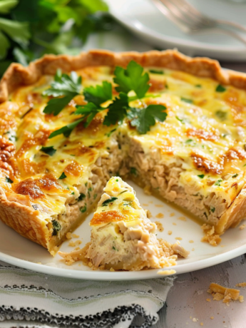 An easy to make tuna quiche for those days when you want something simple, recipe by Goya Recipes