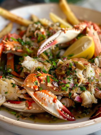 A delicious Marinated Crab Claws dish ready to enjoy with the family, recipe by Goya Recipes