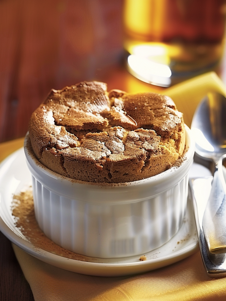 A delicious Peanut Butter Souffle, easy and quick to prepare, recipe by Goya Recipes