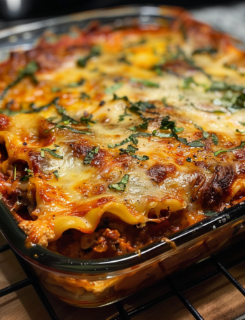 A Smoked Lasagna, ready to enjoy with the family, recipe by Goya Recipes