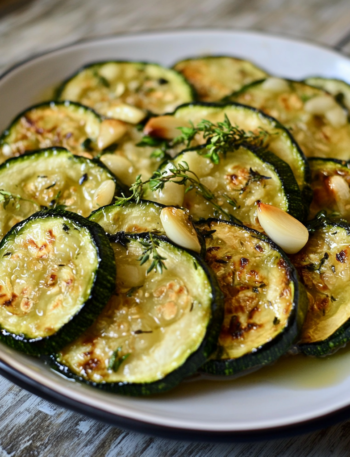 A dish with Costata Romanesco Zucchini, if you want a vegetarian lunch, recipe by Goya Recipes