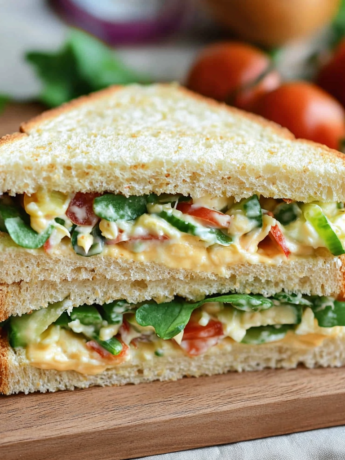 An Irish Salad Sandwich, ideal if you want something quick and easy to make, recipe by Goya Recipes.