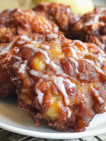 A plate of Sourdough Apple Fritters, ready to enjoy on an afternoon with your friends, recipe by Goya Recipes