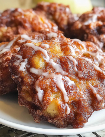 A plate of Sourdough Apple Fritters, ready to enjoy on an afternoon with your friends, recipe by Goya Recipes