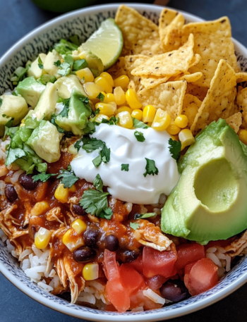 An Enchilada Bowl, if you want an easy to prepare recipe with a Mexican twist, recipe from Goya Recipes.